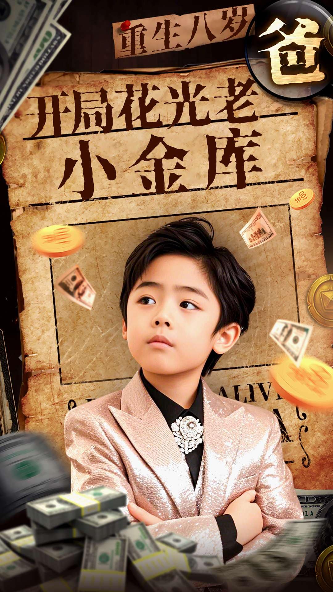 重生八岁，开局花光老爸小金库全集