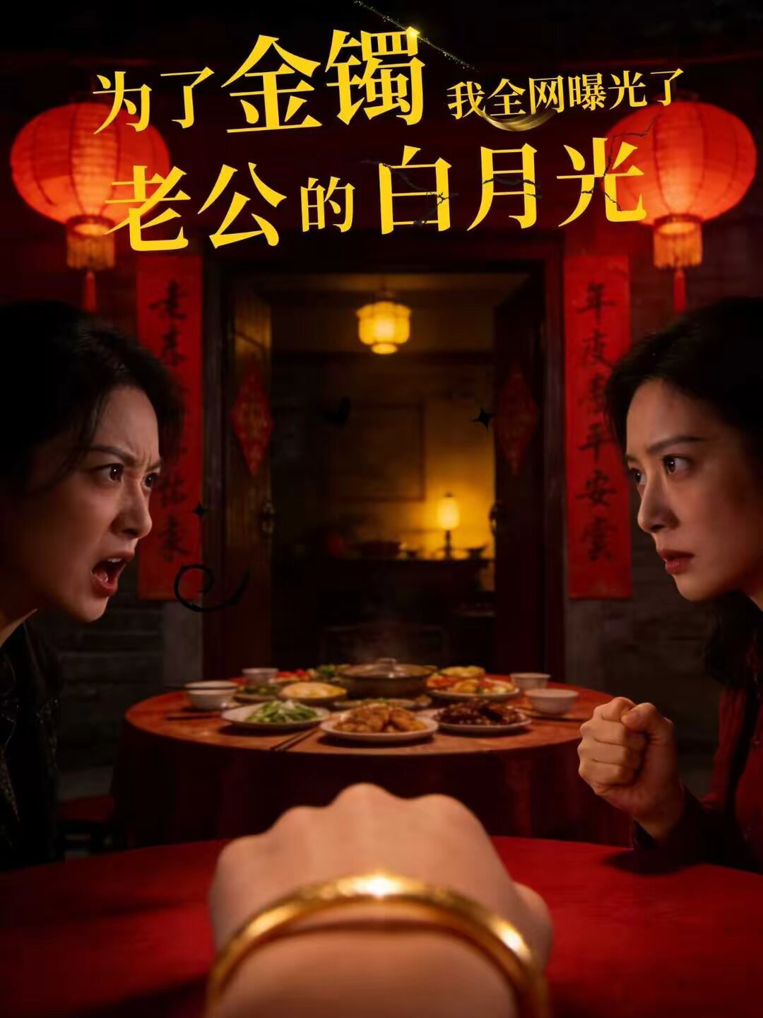 为了金镯，我全网曝光了老公的白月光全集