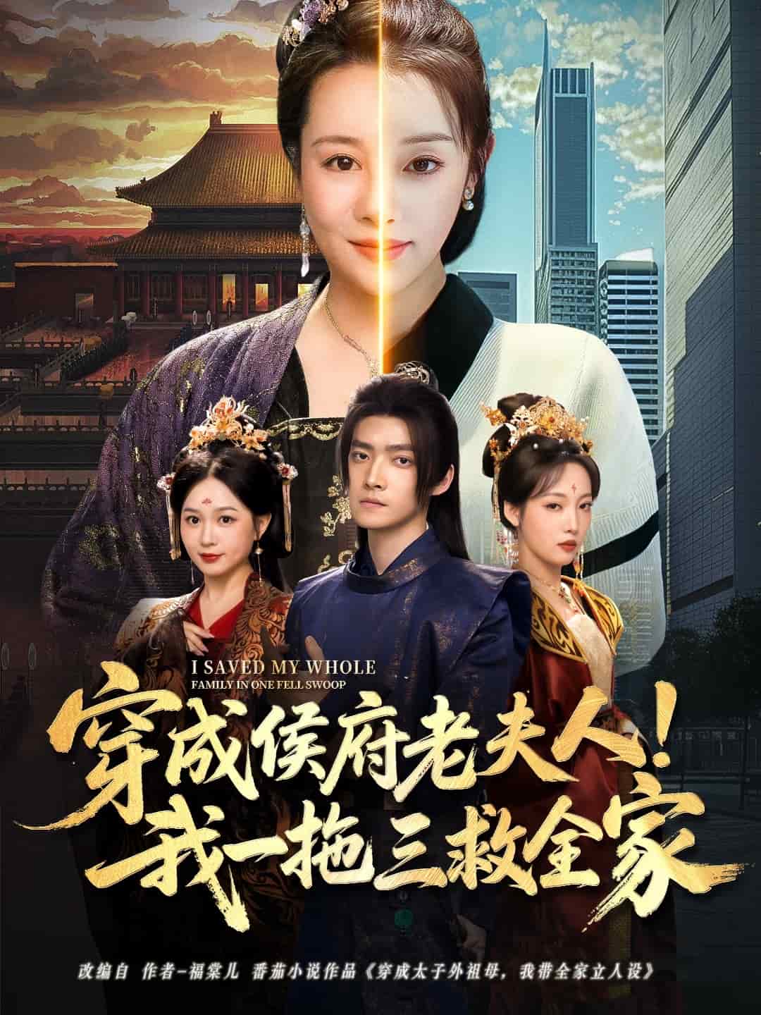 穿成侯府老夫人我一拖三救全家全集